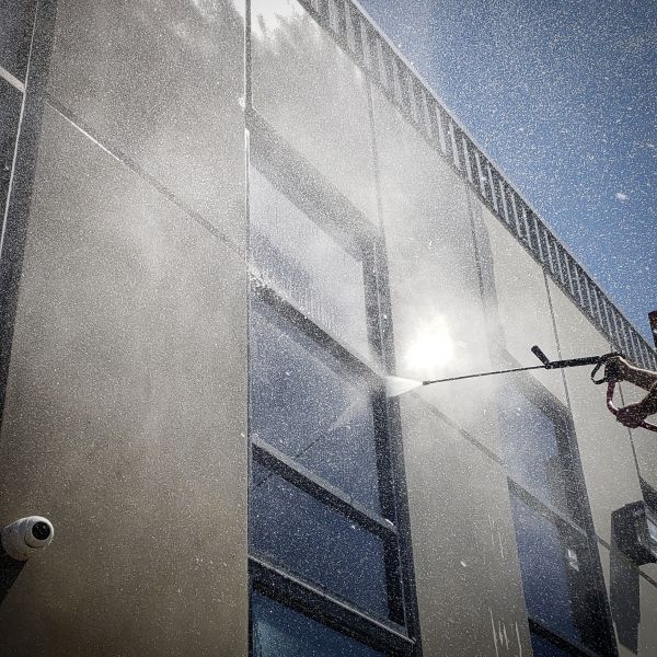 Exterior Building Washing in Marco Island