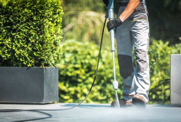 Patio Concrete Cleaning in Marco Island